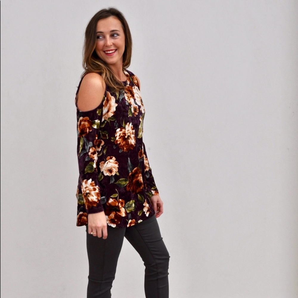 Becca Tunic Plum Floral